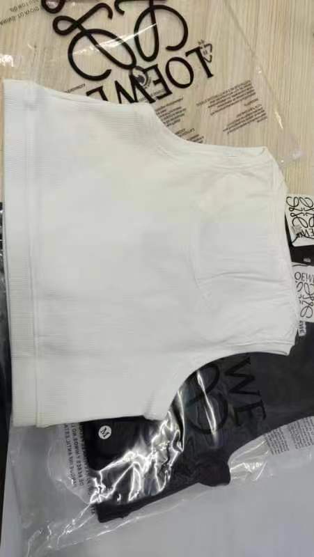 L design  Embroidered Logo Tank Top (Long/Short Style)