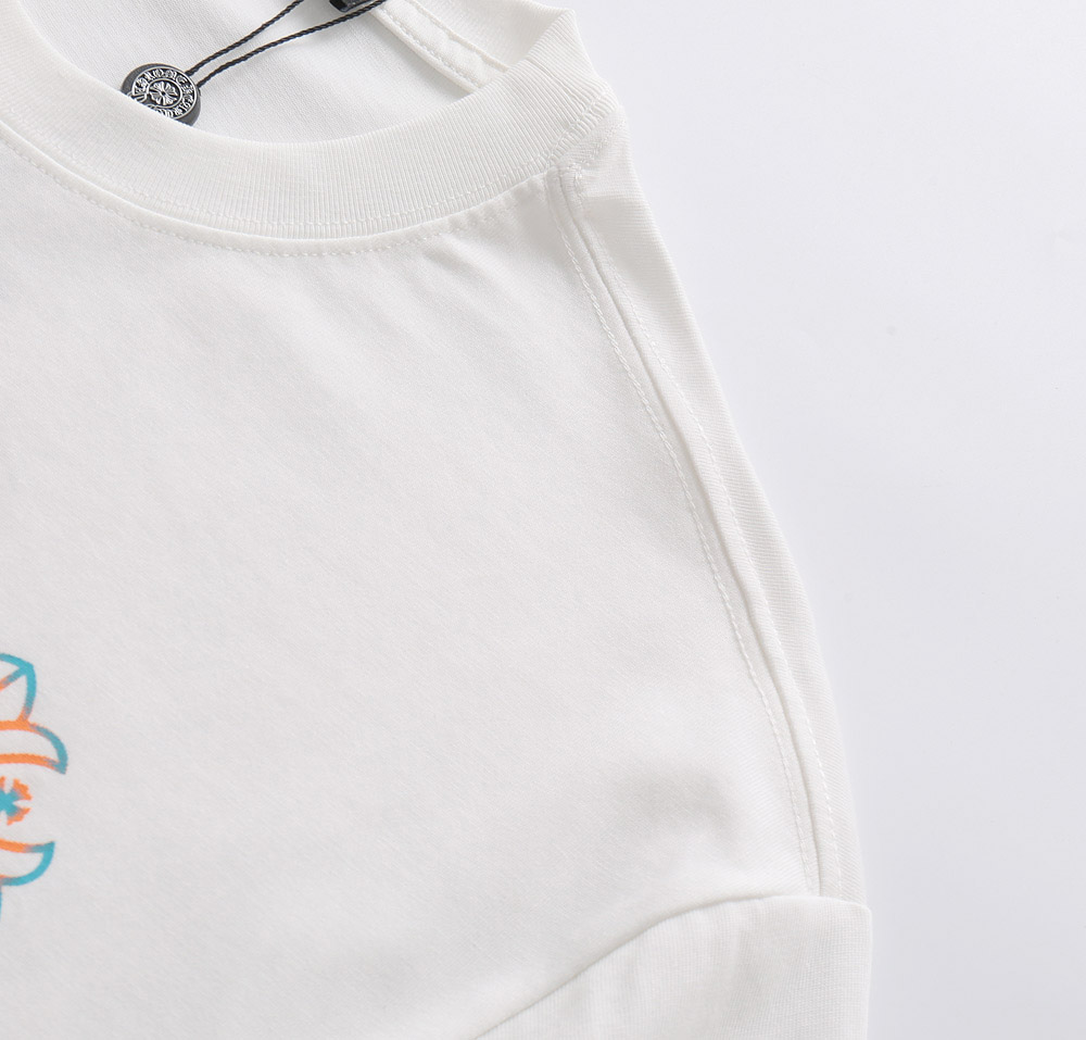 Chrome Hearts New Design Unisex Leisure Short Sleeve