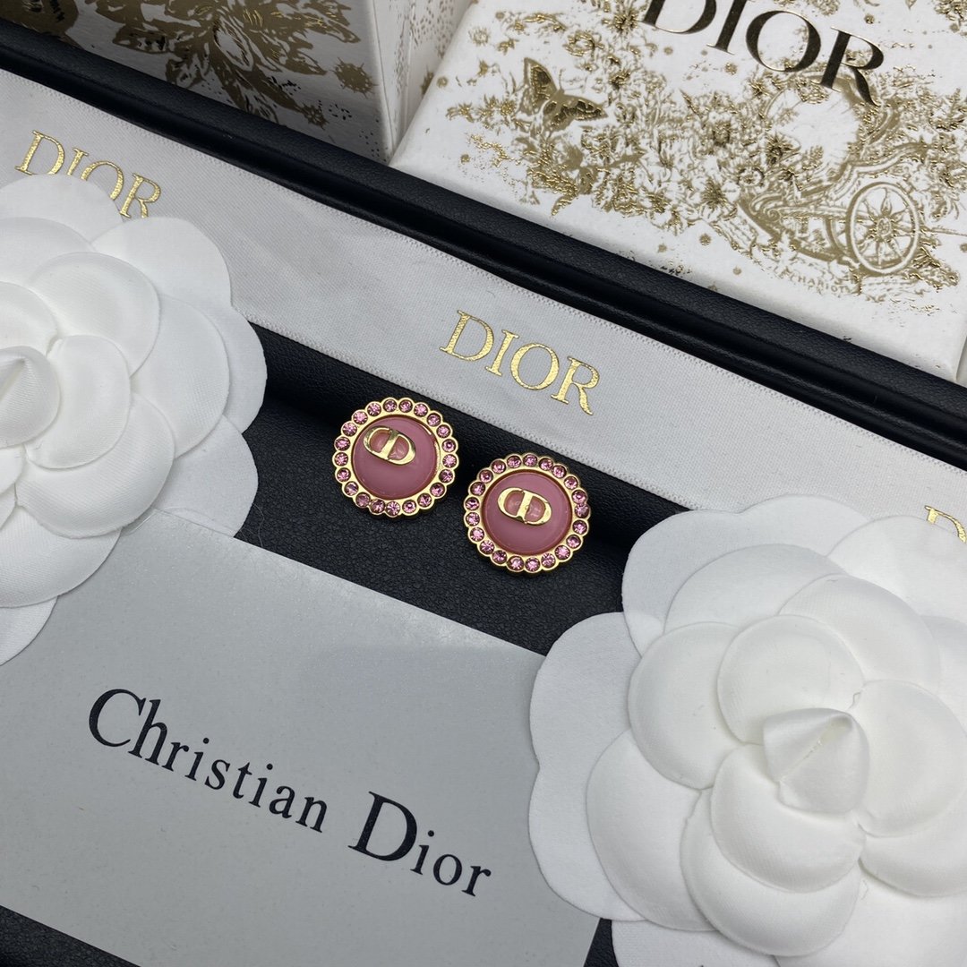 D designPink Earrings