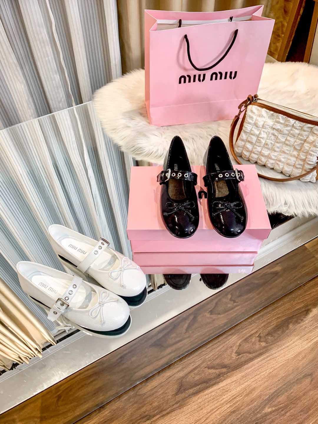 M design new ballet flats