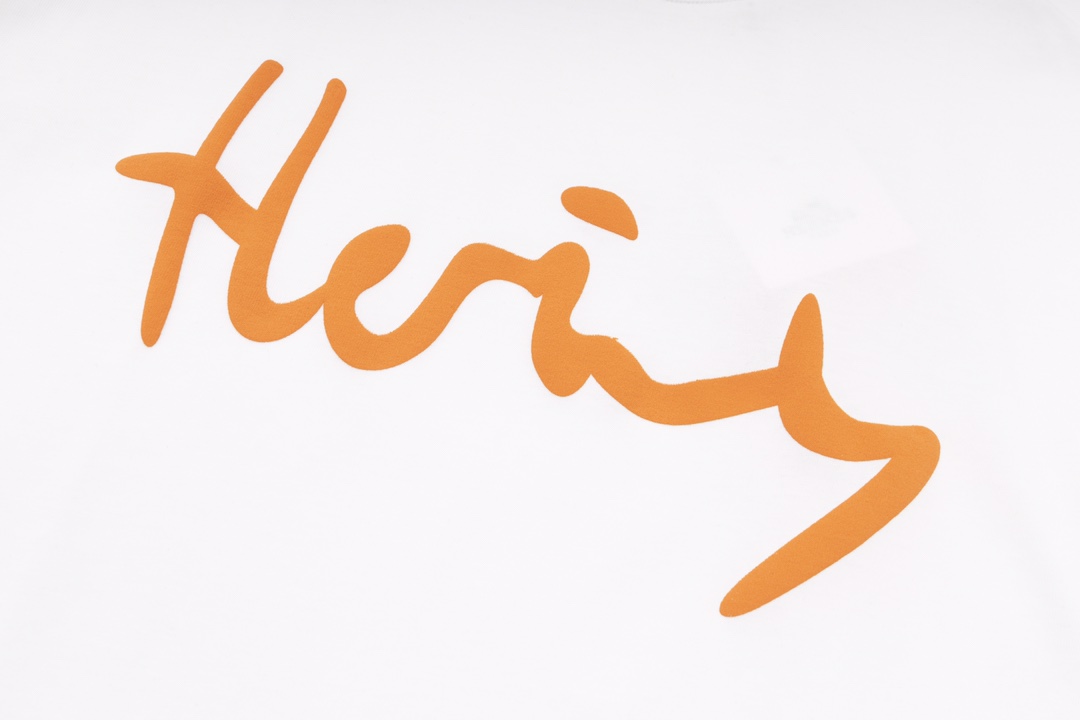 Hermes Summer Spring New Design Golden Logo Printed Fashion and Leisure Unisex T-shirt