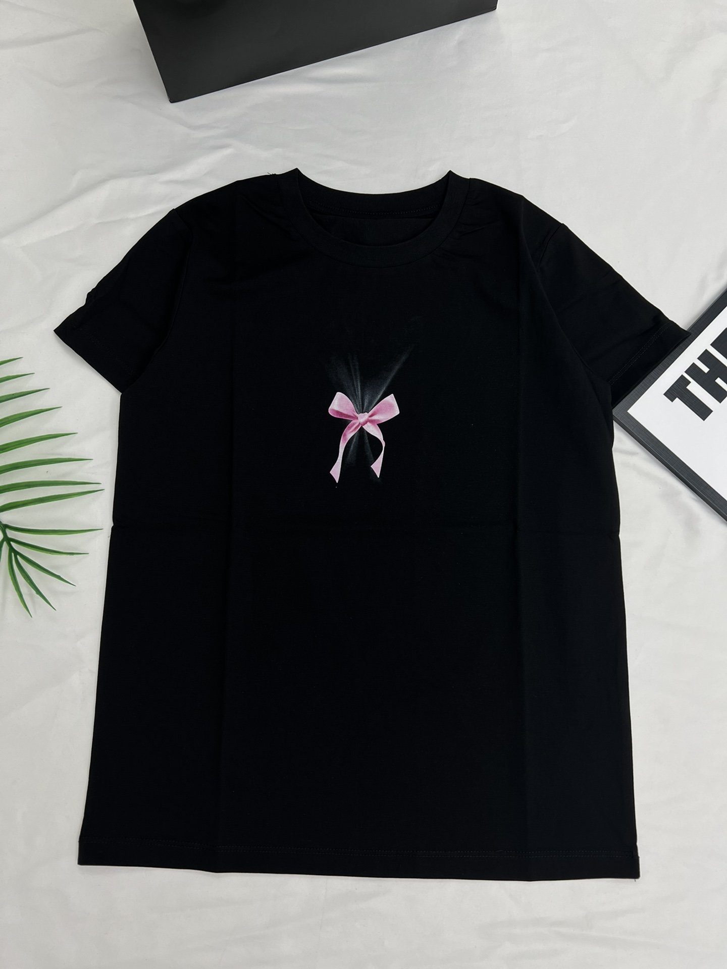 Moco bow slim short sleeves