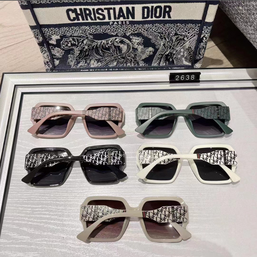 D designfashion thick frame sunglasses