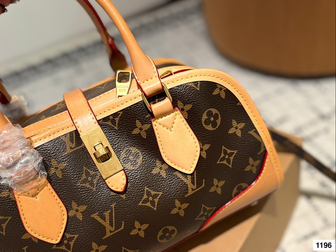 L design original leather handbag