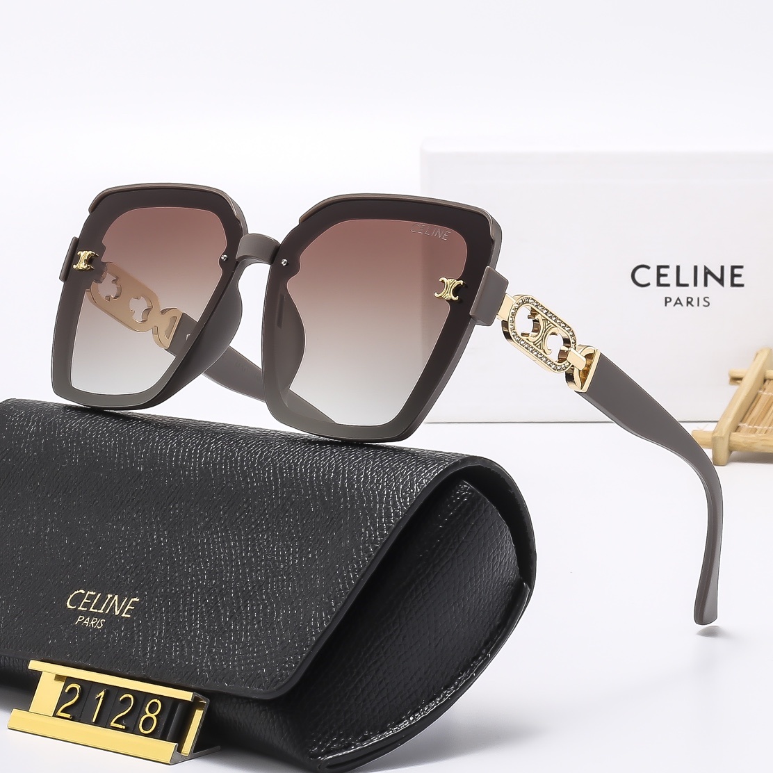 C design Baozou series high quality sunglasses 2128