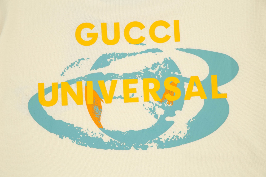 G design Summer New Design Rotating The Earth Printed Unisex Cotton T-shirt