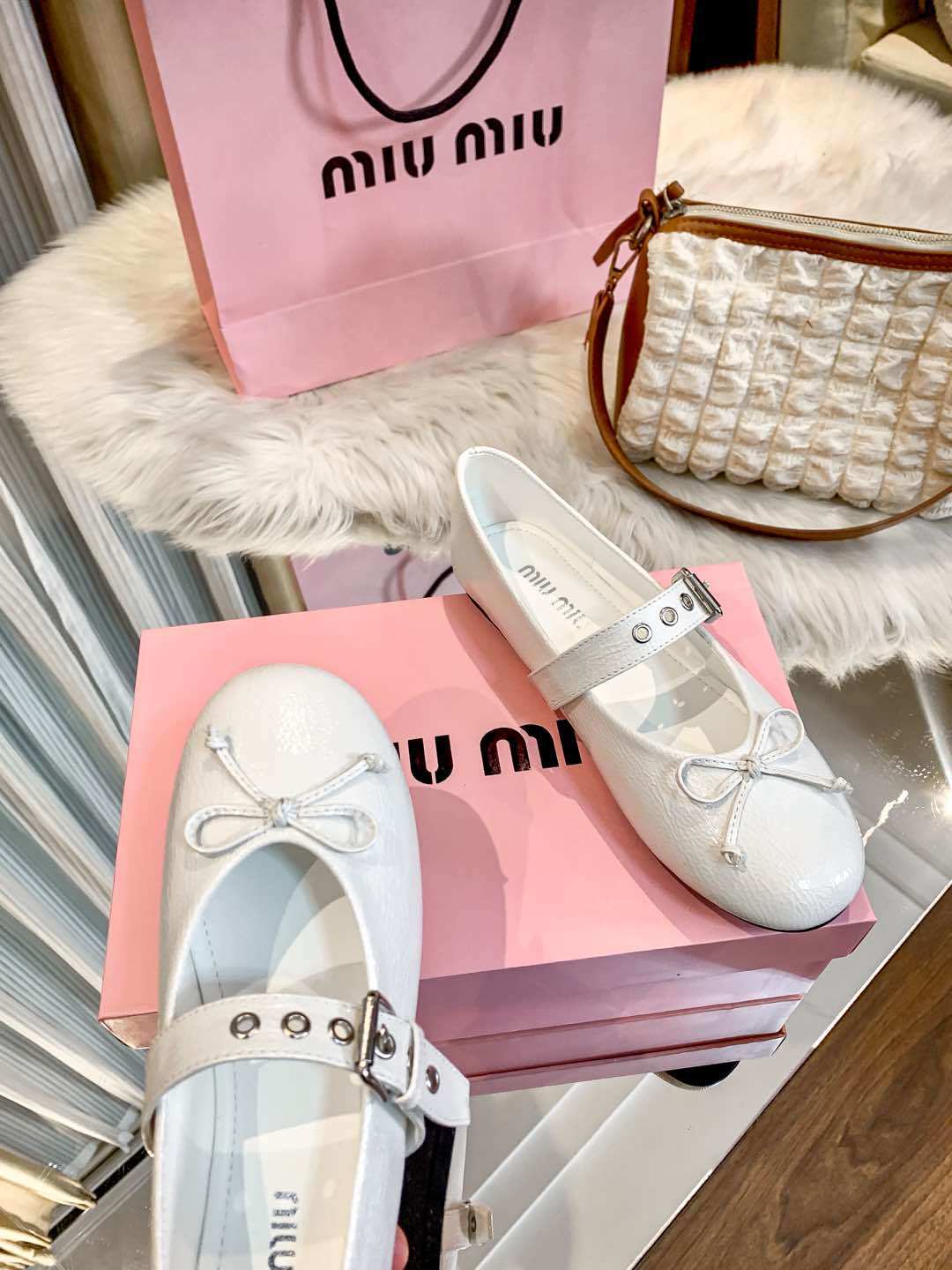 M design new ballet flats