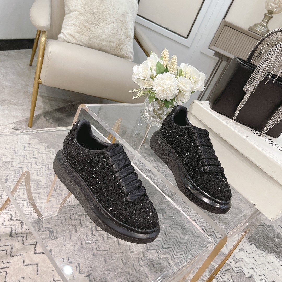 MCqueen design Hot style Rhinestone sneakers Full sizes available
