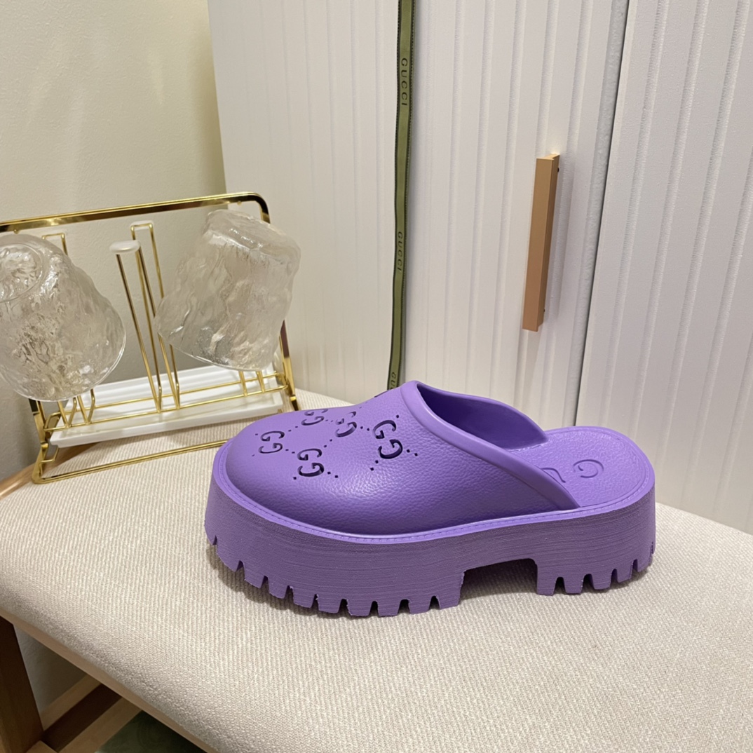 G design engraved sneakers summer beach sandals casual hole slides slippers