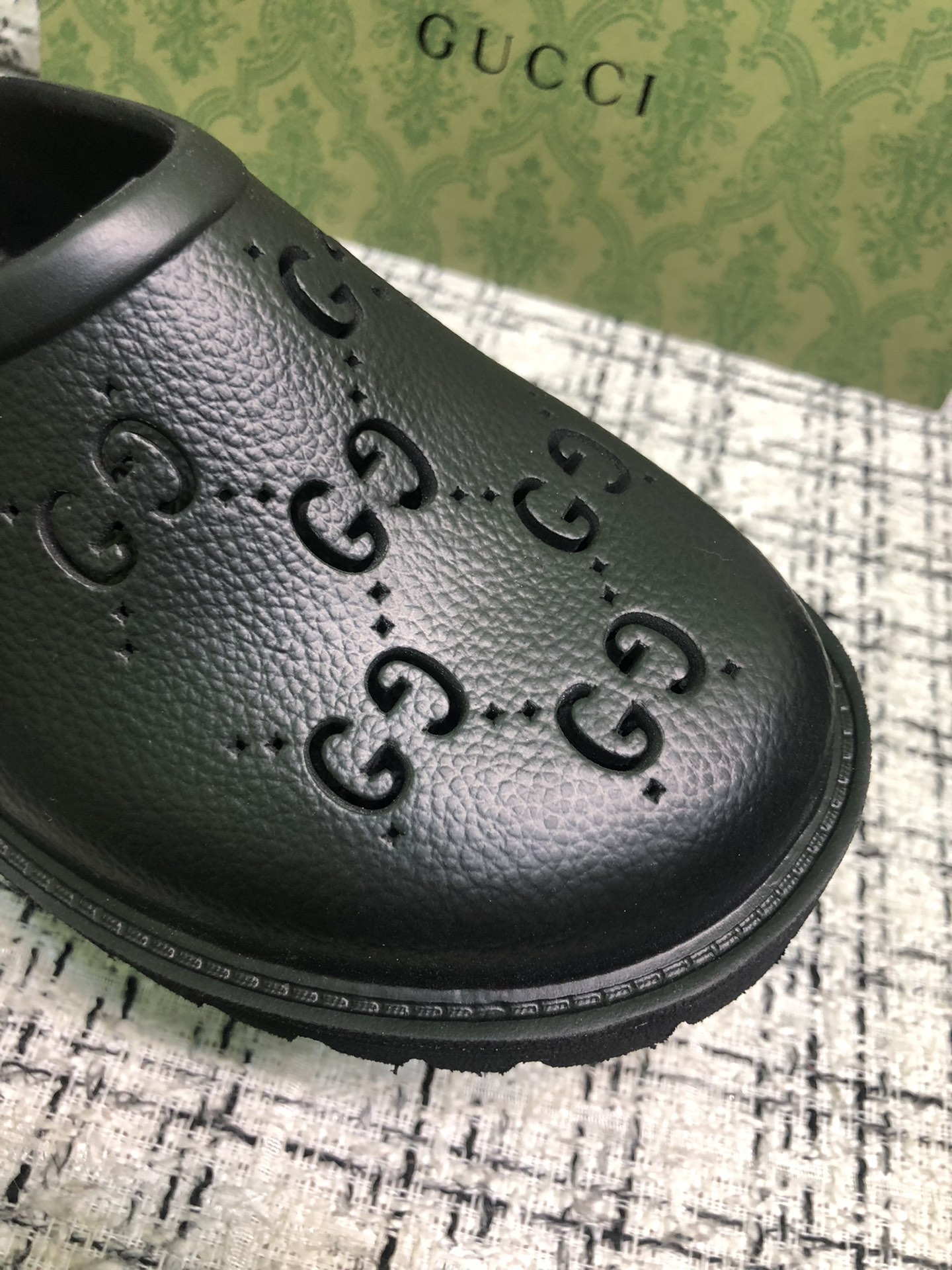 G design engraved sneakers summer beach sandals casual hole slides slippers