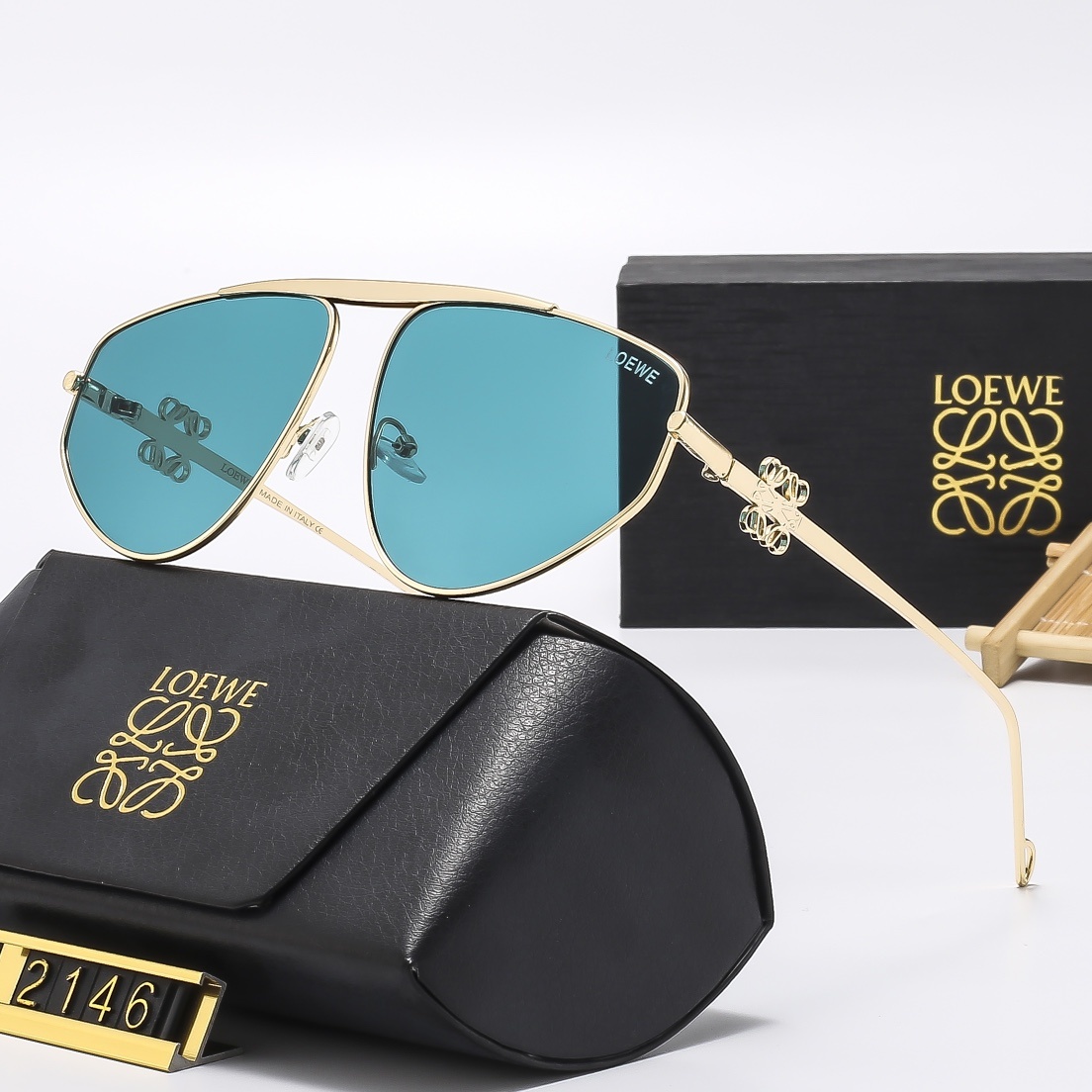 L design Fashion new sunglasses 2146