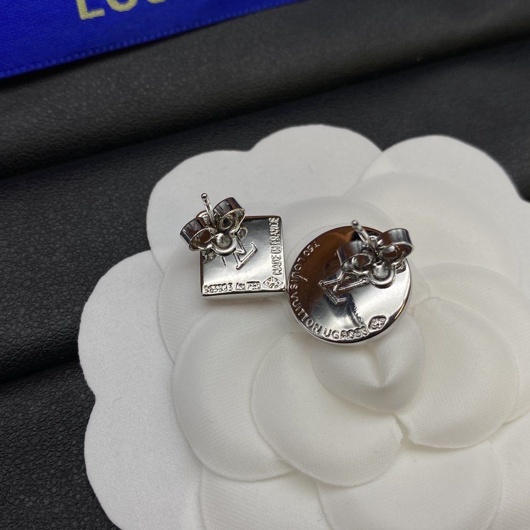 L designAsymmetric Pink Earrings