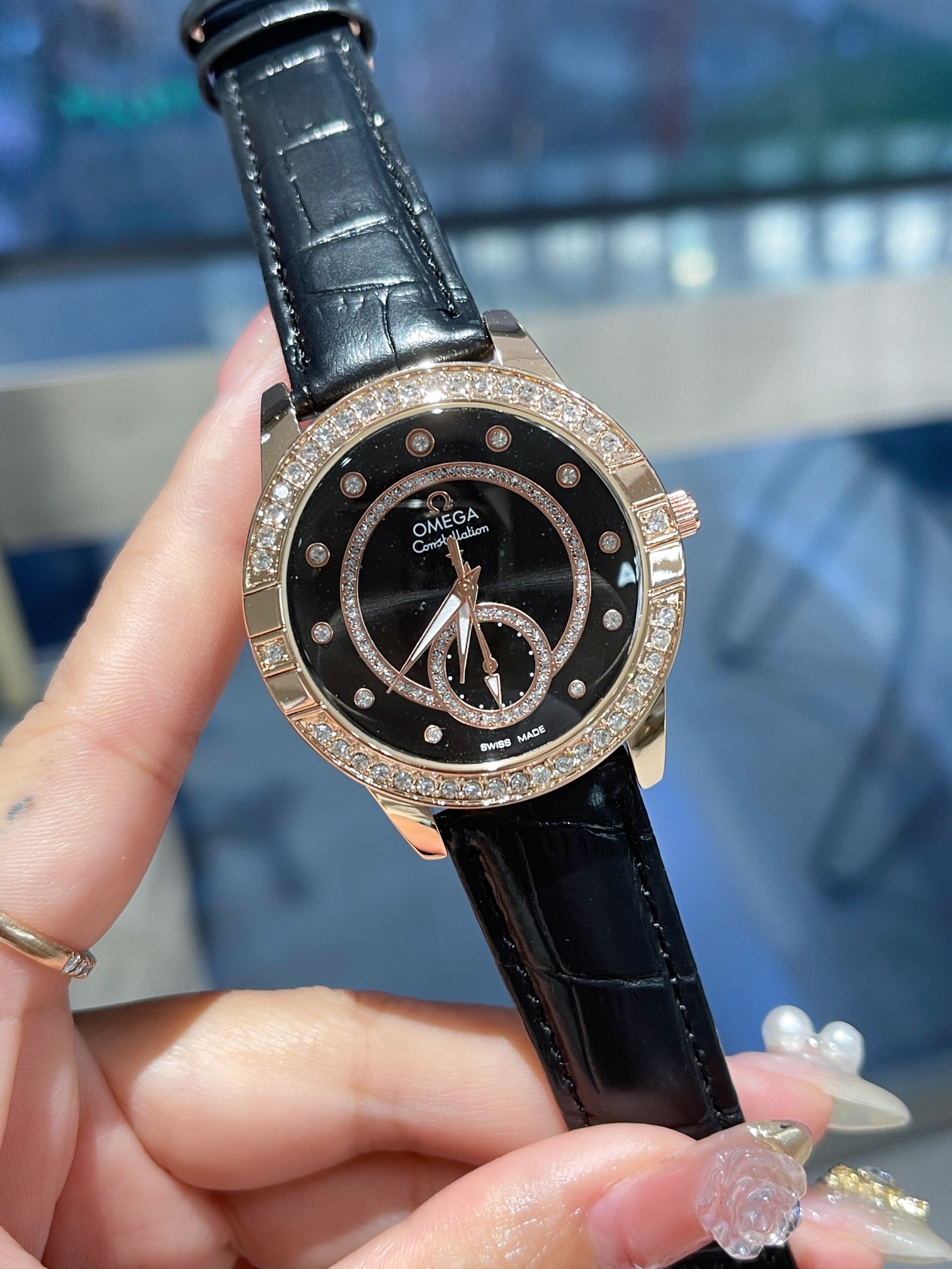 Omega Women Casual Fashion Quartz Movement