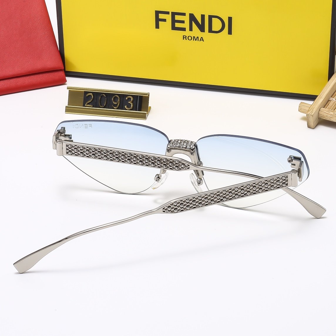 F design Baozou series high quality sunglasses 2093