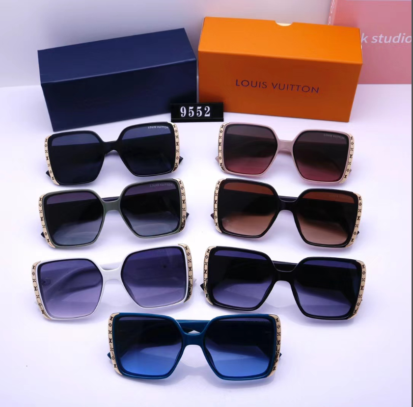 L designfashion square frame sunglasses