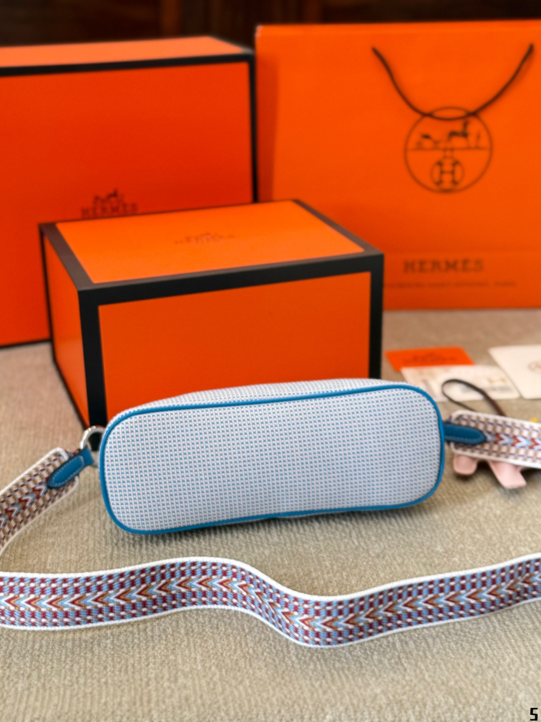 H design mini bolide toiletry bag canvas storage bag lunch box bag