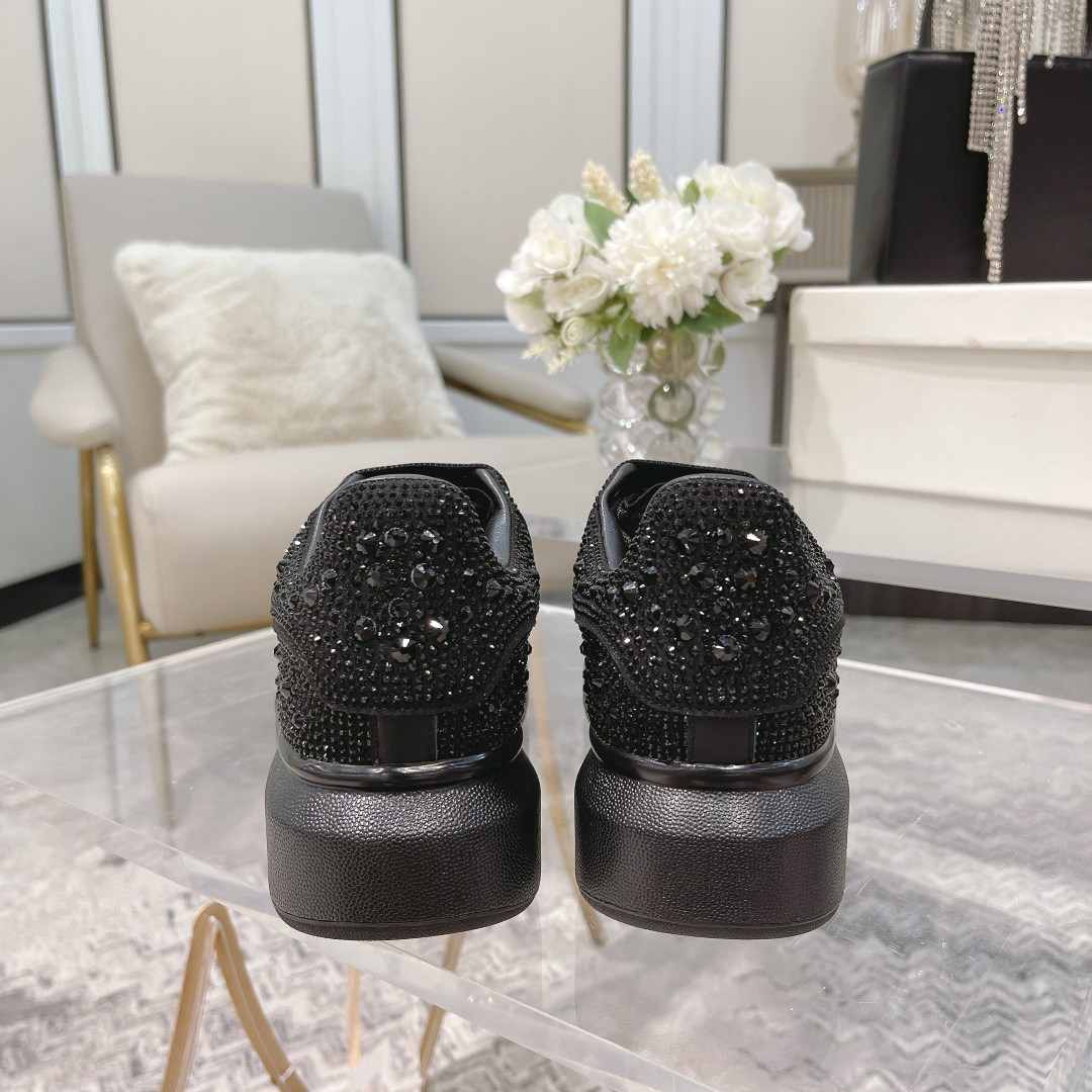MCqueen design Hot style Rhinestone sneakers Full sizes available