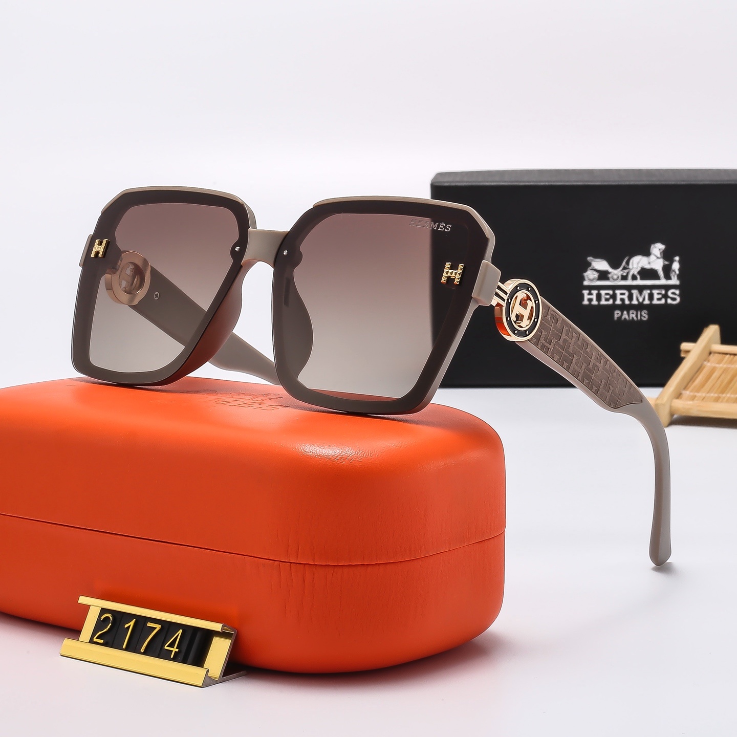 H design Fashion new sunglasses runaway series 2174