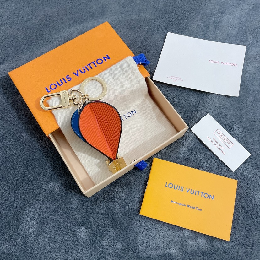 L design  Hot Air Balloon Keychain Pendant