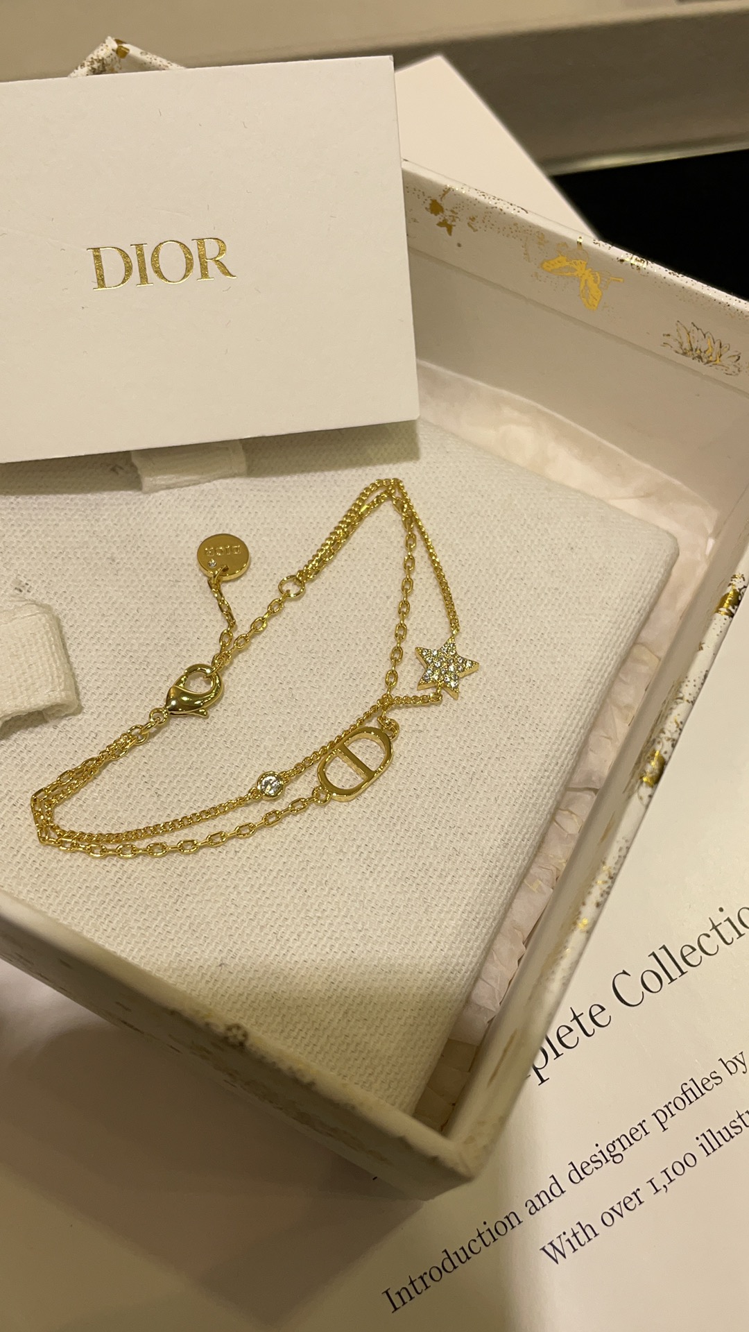 D designCD Star Gold Double Layer Bracelet