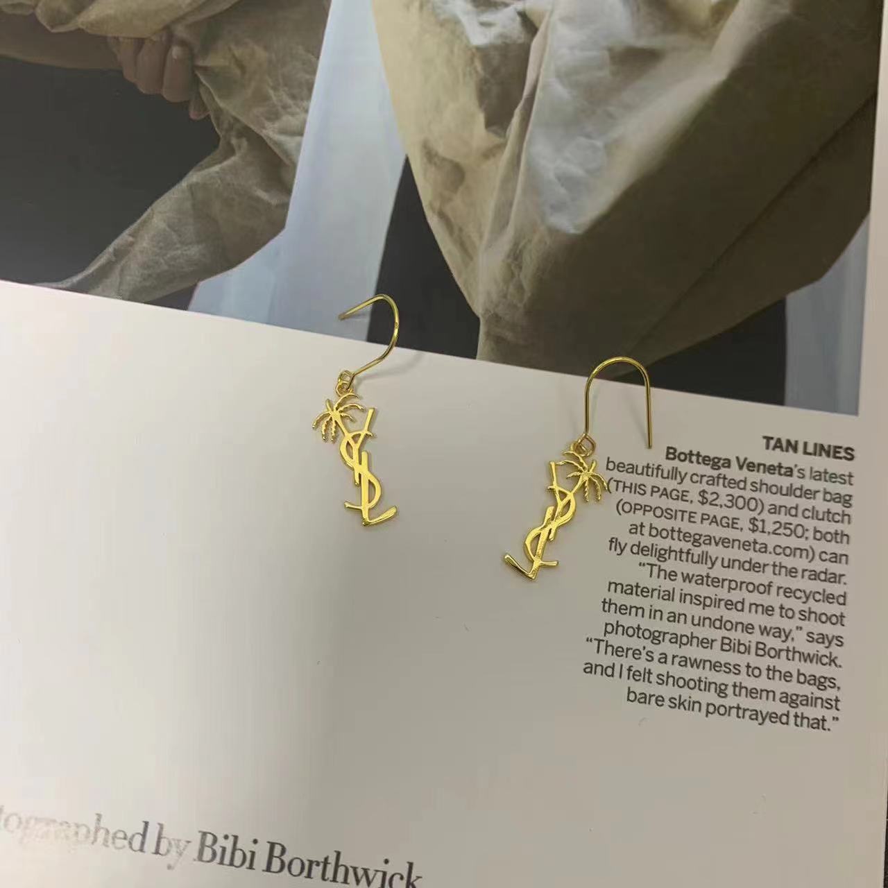 Y style Yve Y design high qualityPalm Earrings New accessories