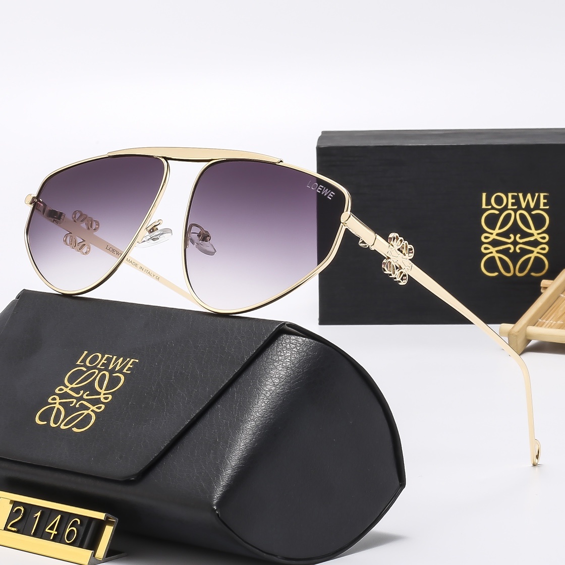 L design Fashion new sunglasses 2146