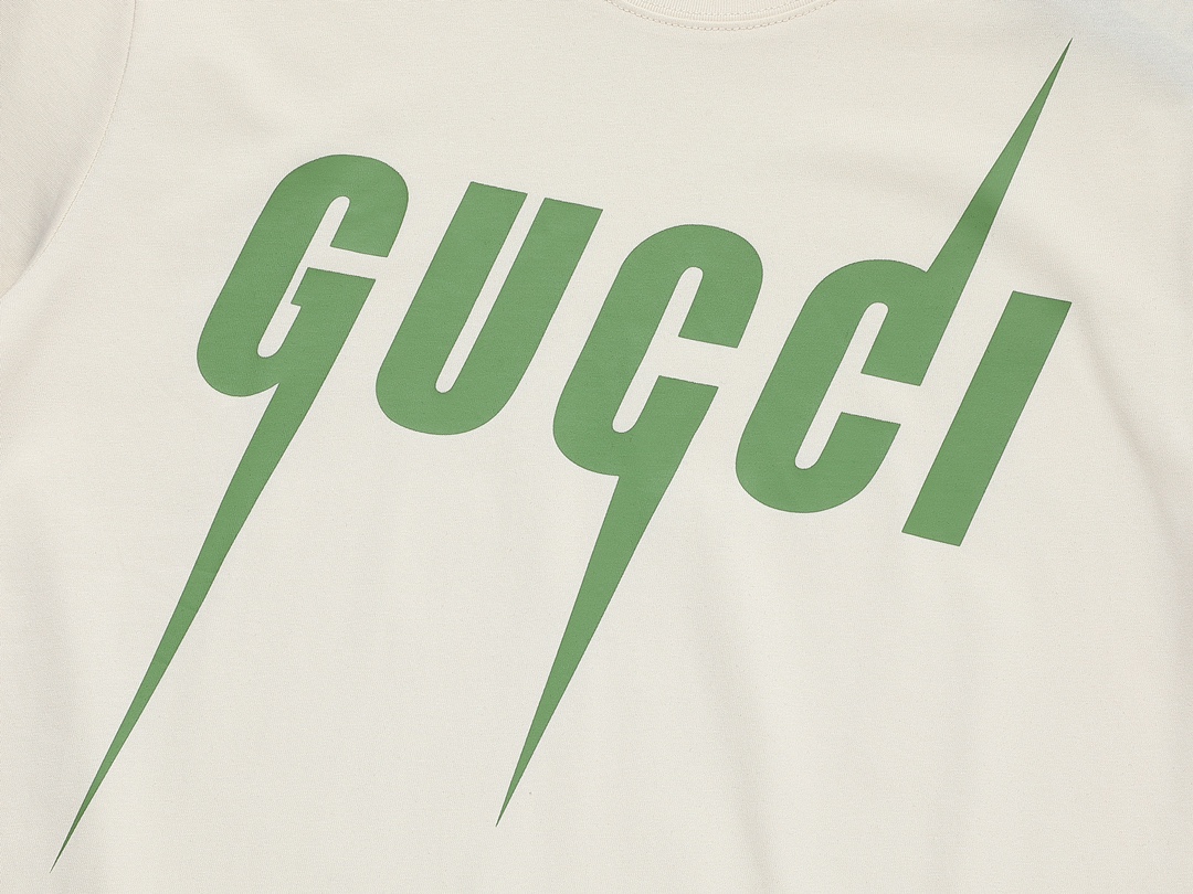 G design Summer Ligntning Big Green Logo Printed Unisex Fashion T-shirt