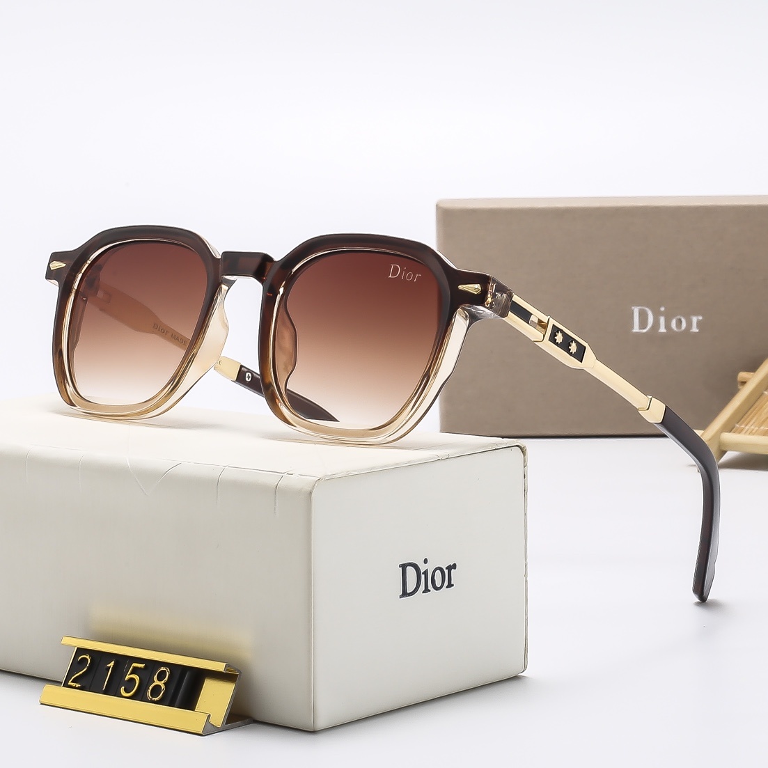 D design Fashion new sunglasses 2158