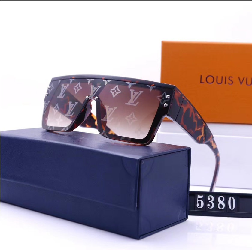 L designfashion trendy letter sunglasses