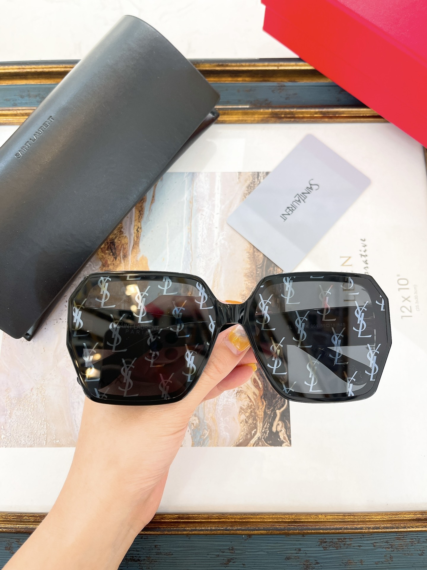 Y style fashion polygonal sunglasses