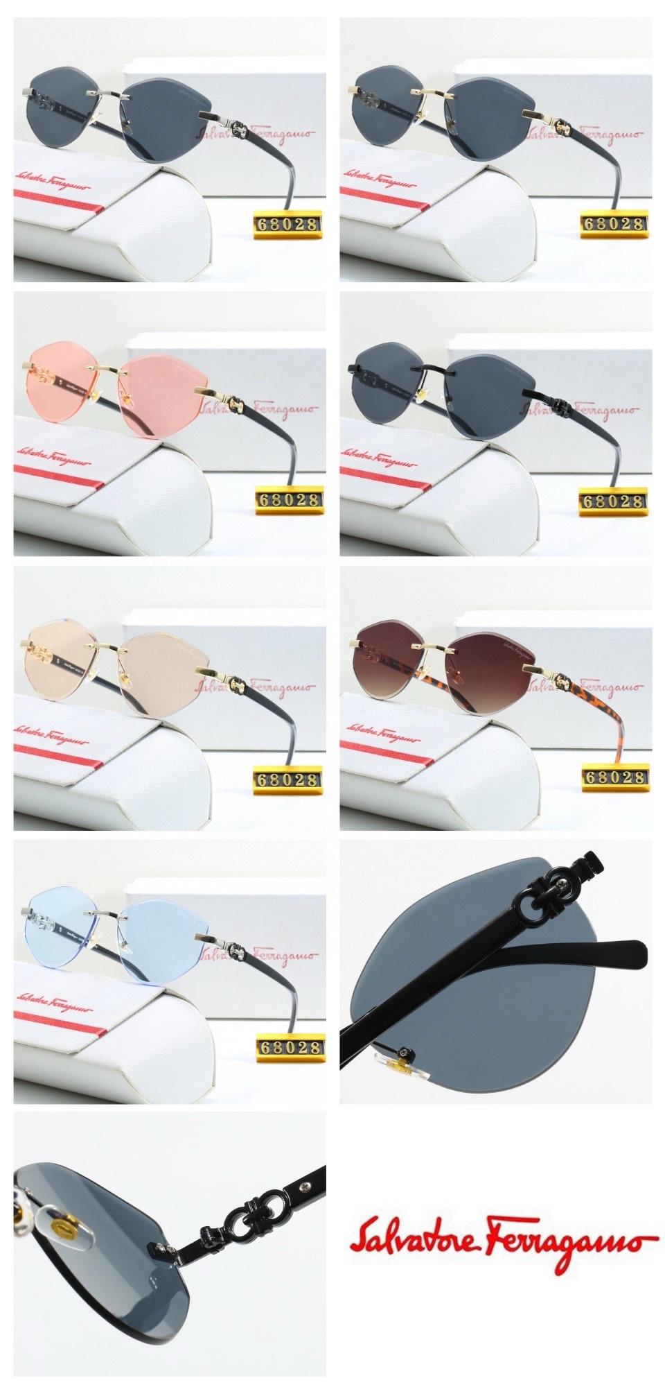 S design Fashion new sunglasses 68028
