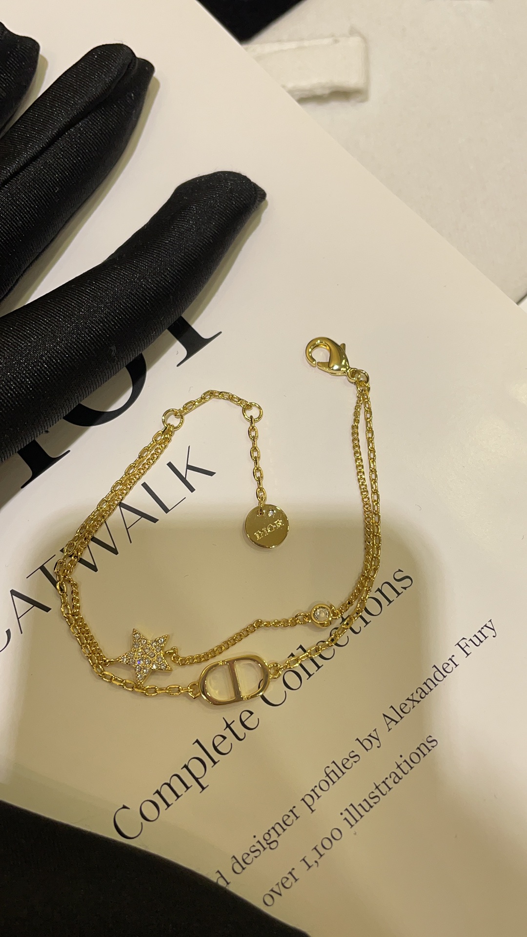 D designCD Star Gold Double Layer Bracelet