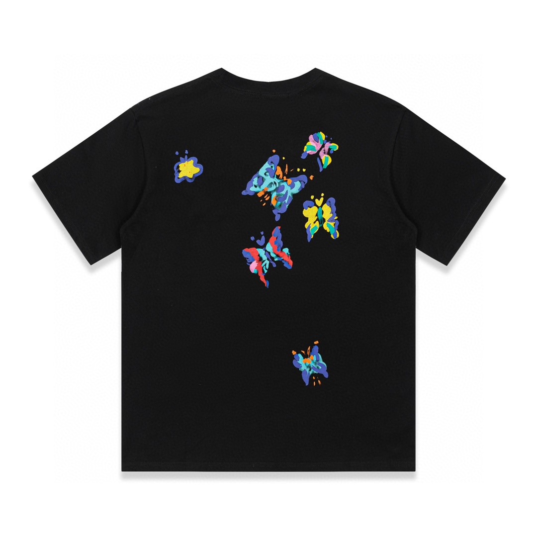 L design  Butterfly Embroidered Cotton Breathable