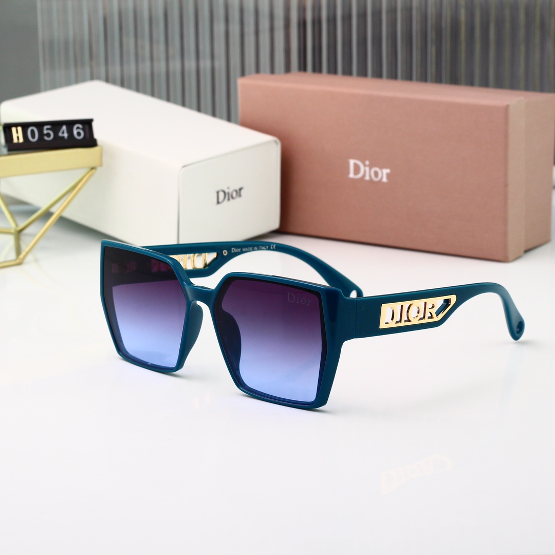 D designfashion thick frame sunglasses