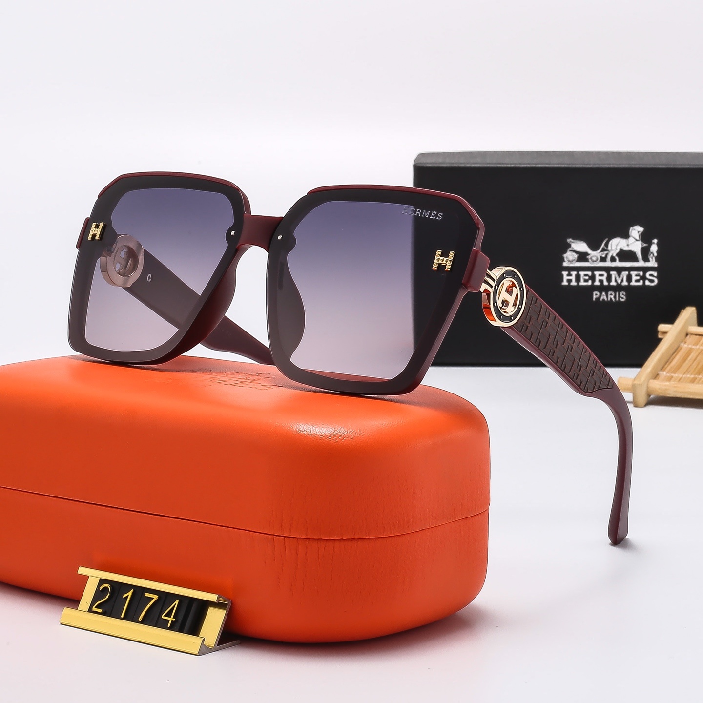 H design Fashion new sunglasses runaway series 2174