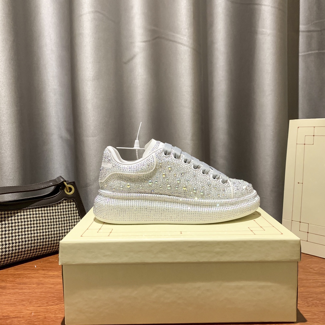 MCqueen design Hot style Rhinestone sneakers Full sizes available