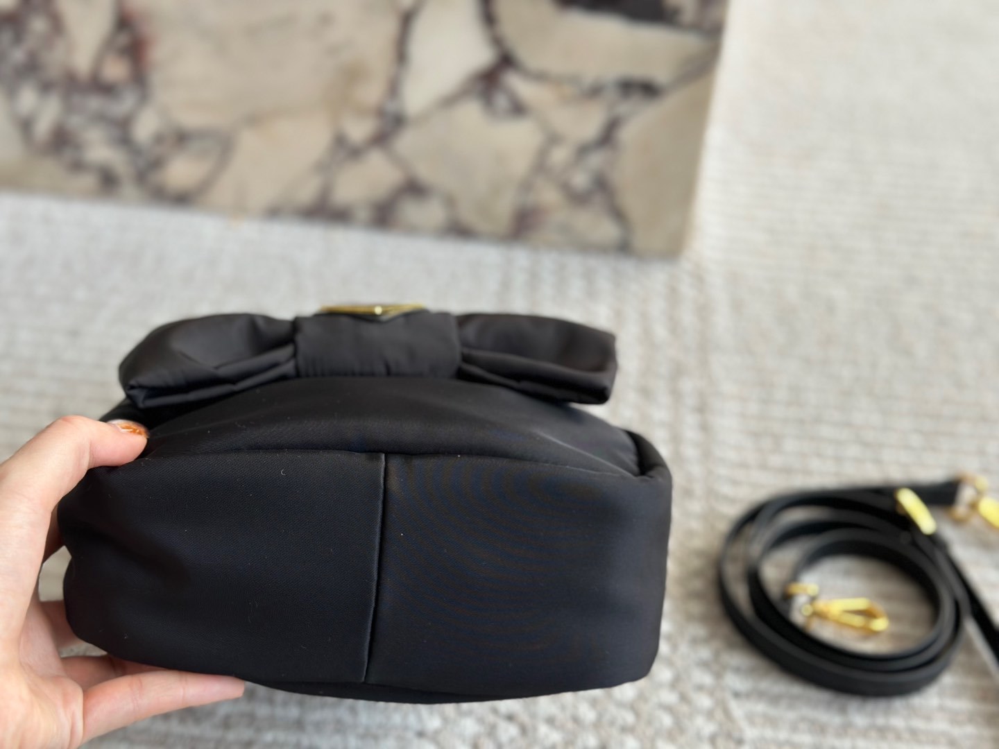 P design new mini basket handbag