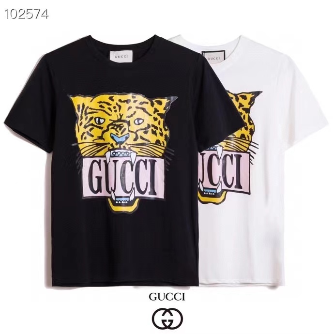 G design 2023 Summer Fashion Leopard Printed Unisex Cotton T-shirt