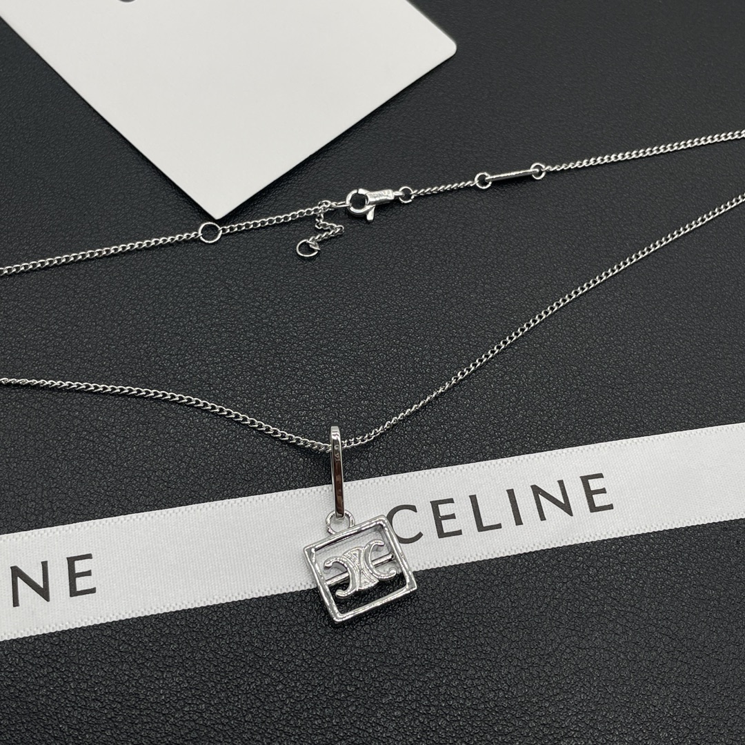 C logo  Natural Style Necklace