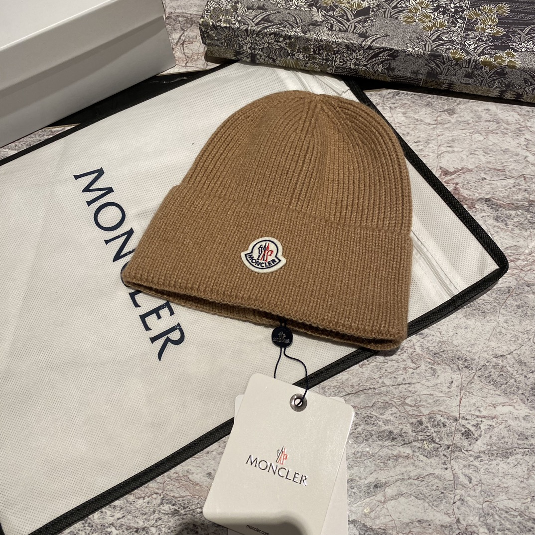 Moncler Classic Wool Knit Hat
