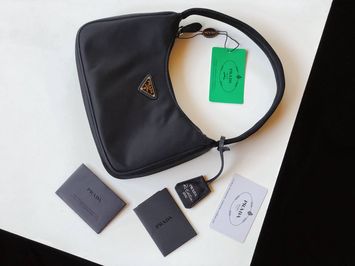 P design Hobo Nylon Underarm Bag Handbags