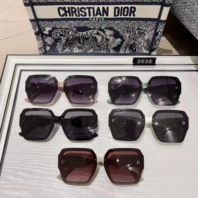 D designfashion thick frame sunglasses