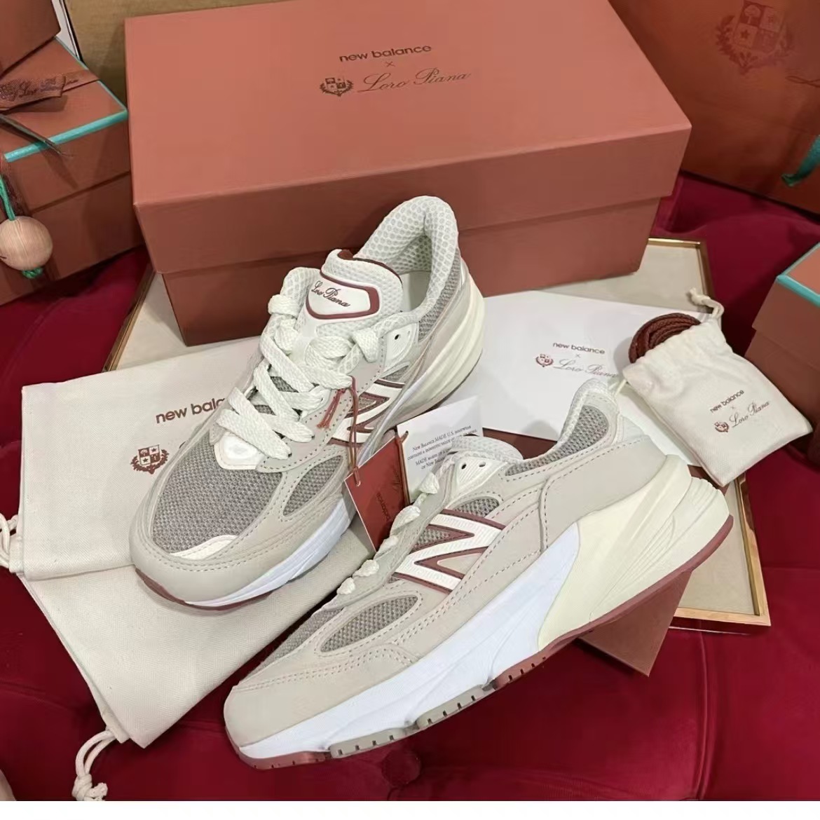 NB & Loro Piana Cobrand Sneakers Hot style