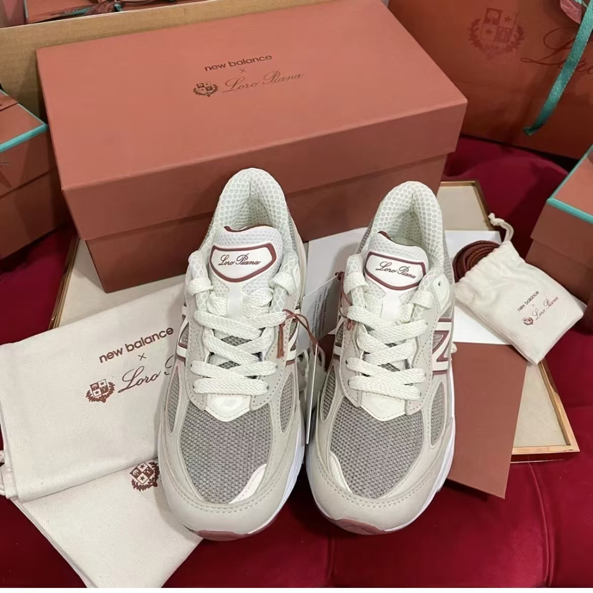 NB & Loro Piana Cobrand Sneakers Hot style