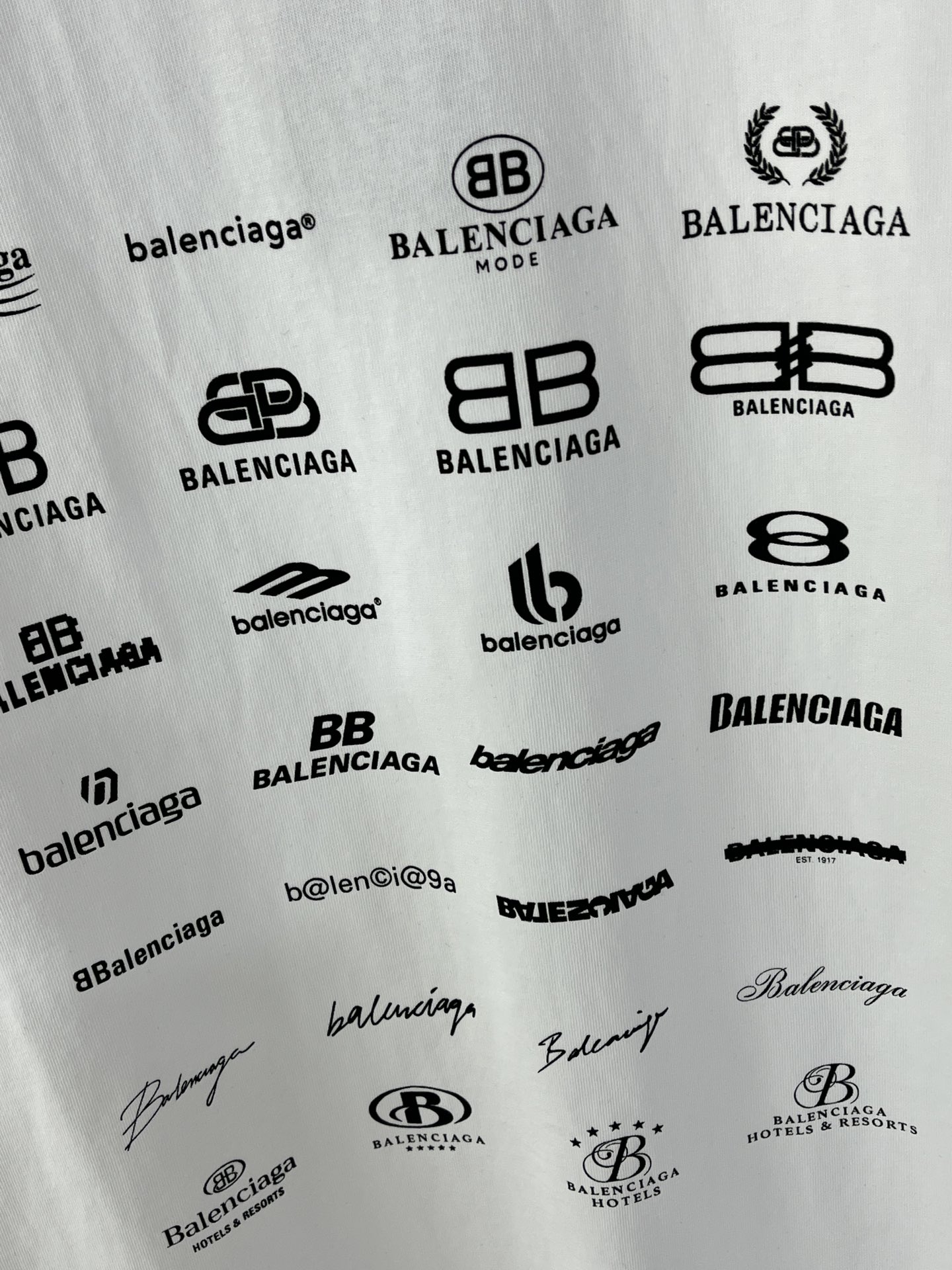 Balenciage 2023 Summer Round Collar Breathable Women and Men T-shirt