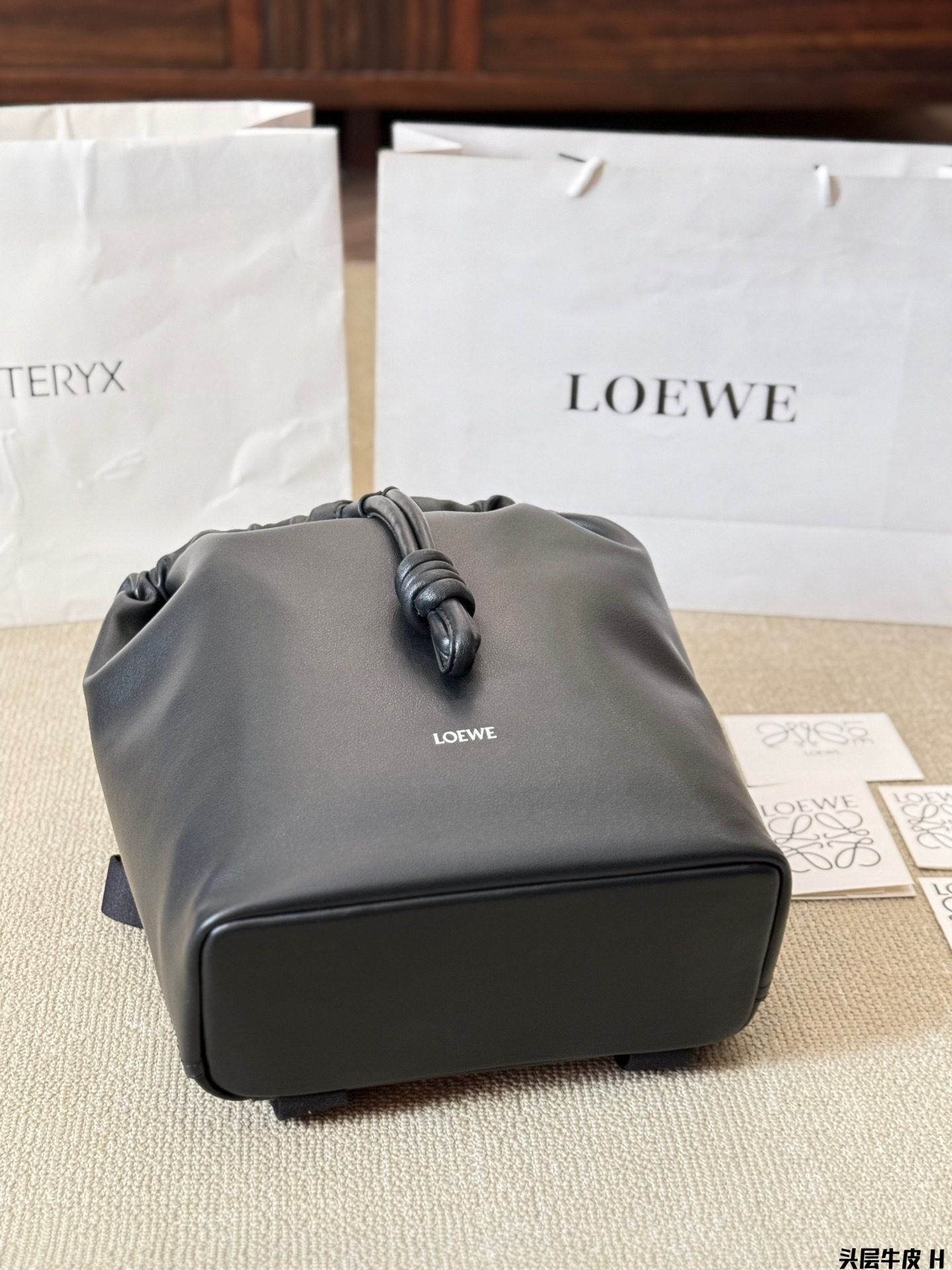 L Design New Product Cowhide Flamenco Backpack