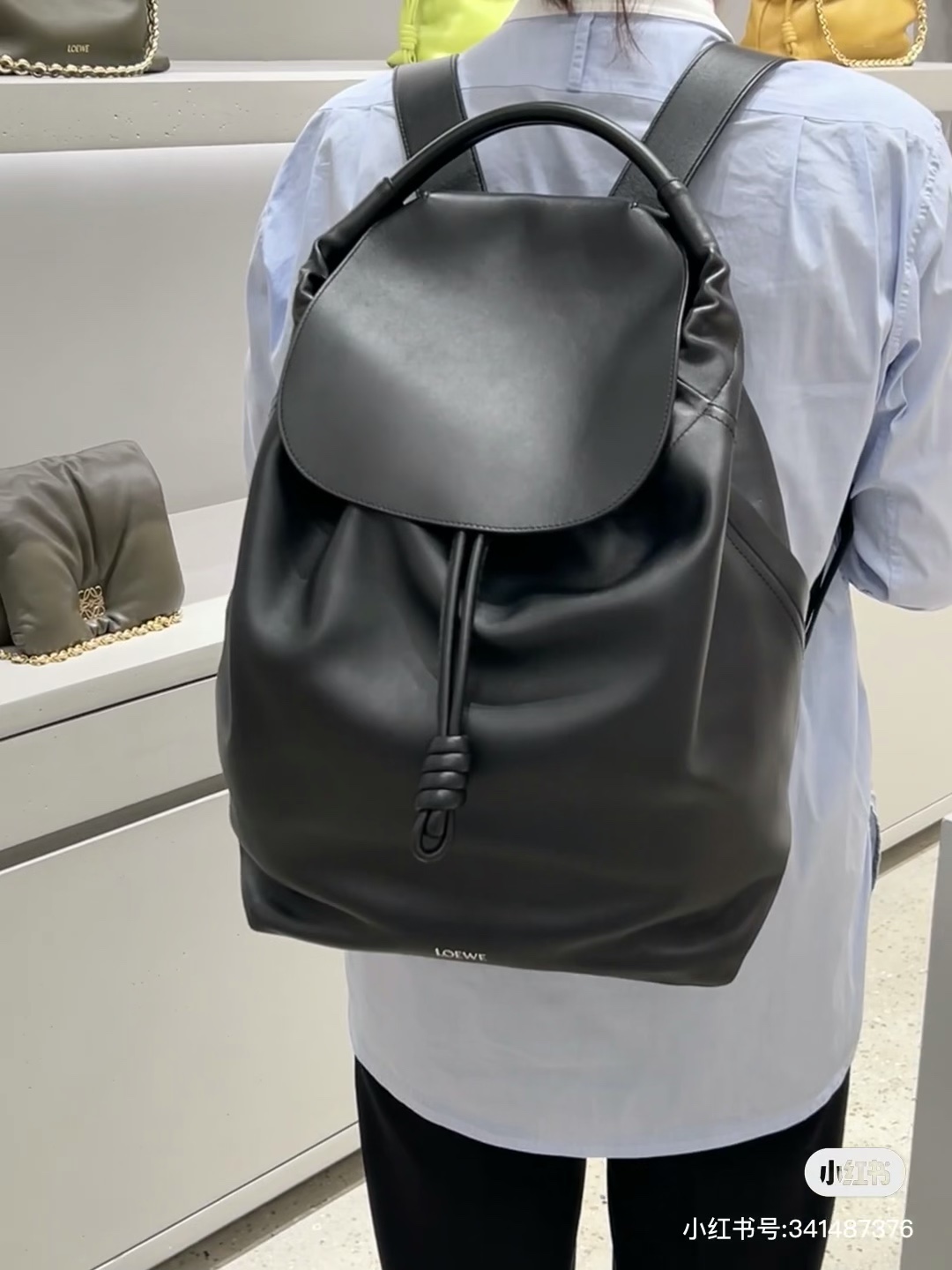 L Design New Product Cowhide Flamenco Backpack