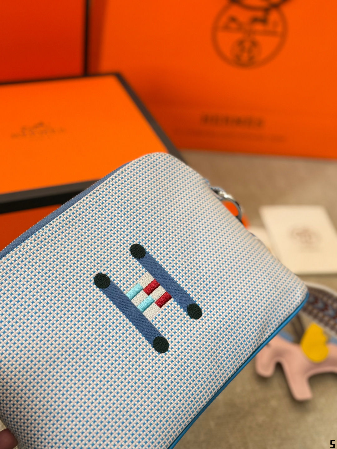 H design mini bolide toiletry bag canvas storage bag lunch box bag