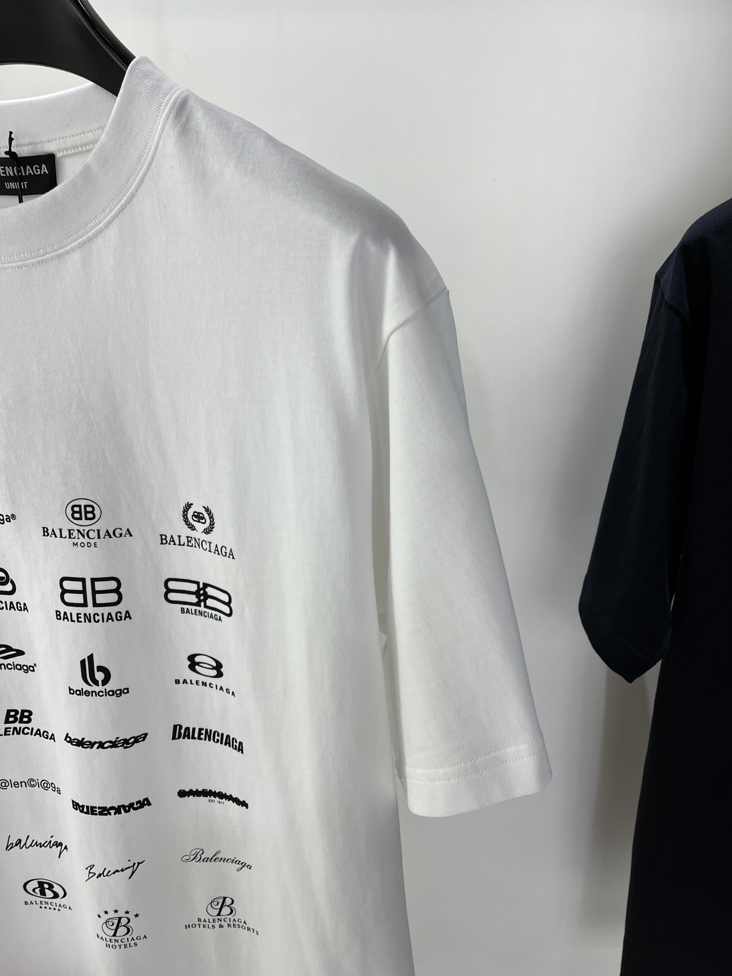 Balenciage 2023 Summer Round Collar Breathable Women and Men T-shirt