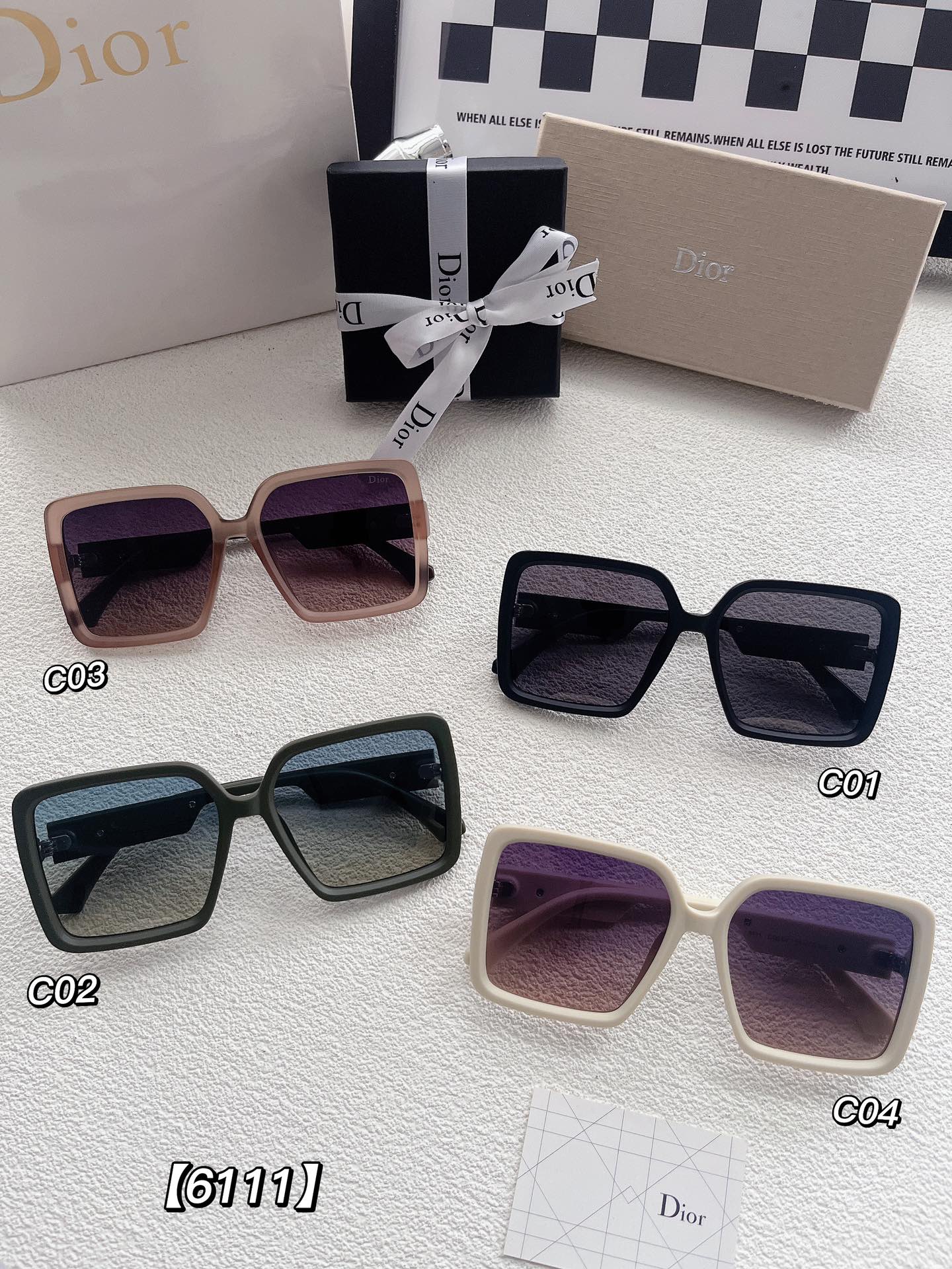 D logo fashion sunglasses